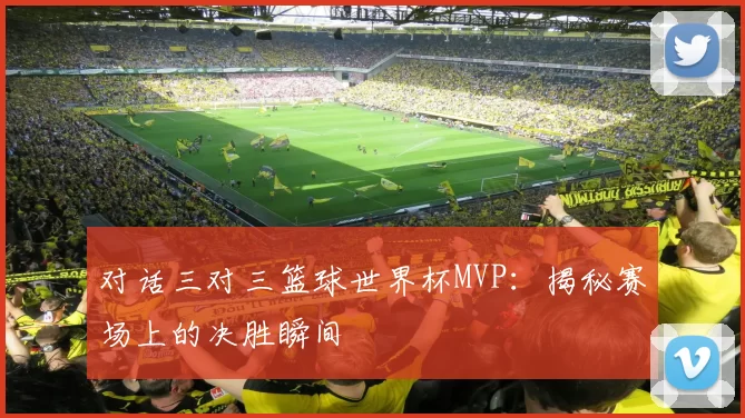 对话三对三篮球世界杯MVP:揭秘赛场上的决胜瞬间